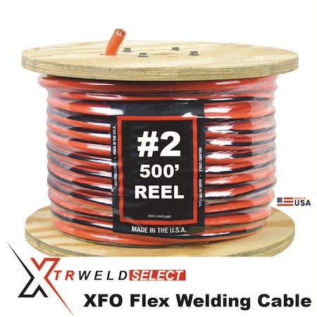 Xtrweld Select XTRweld Cable Select, XFO, 600V, No 2 AWG, 500' WCSN2XFO-500